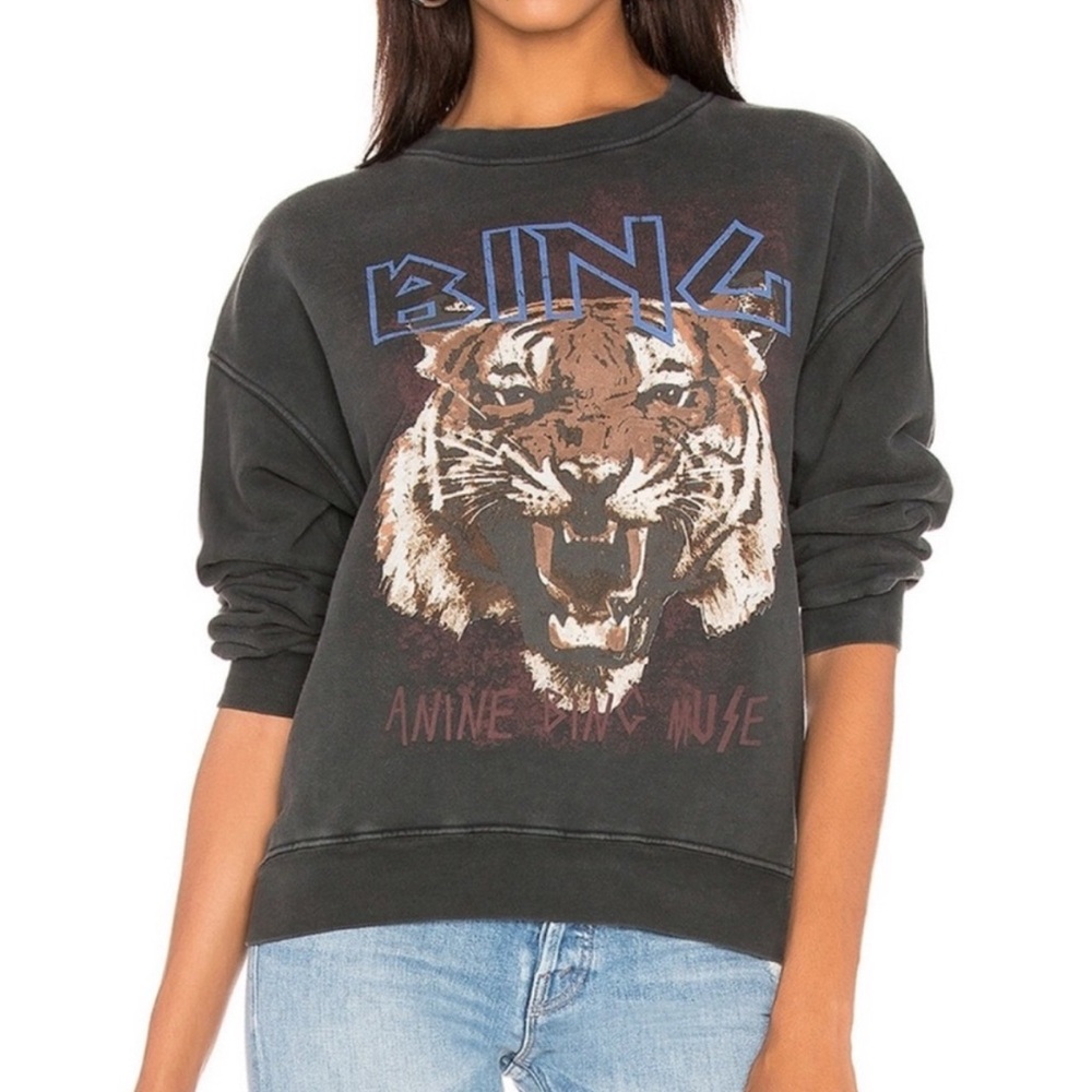 ANINE BING EAGLE SWEATSHIRT SIZE S